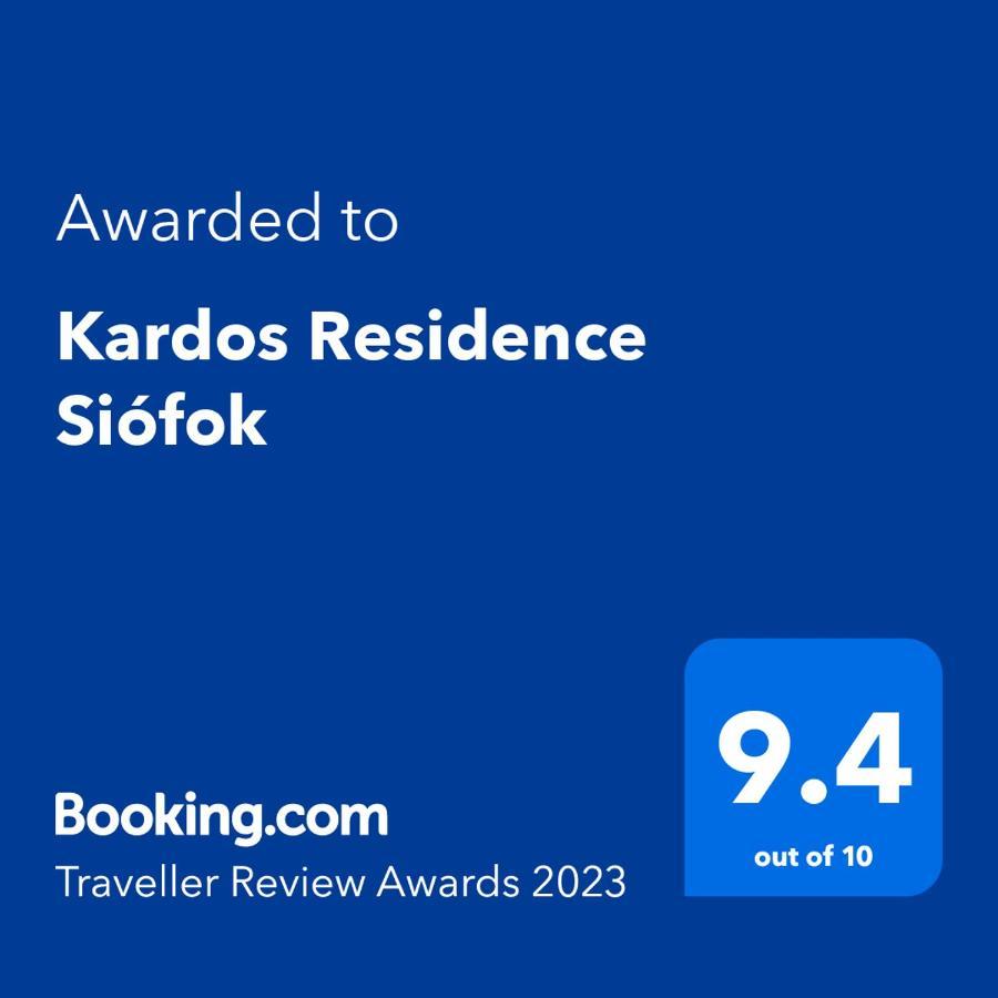 Kardos Residence Siófok Eksteriør billede